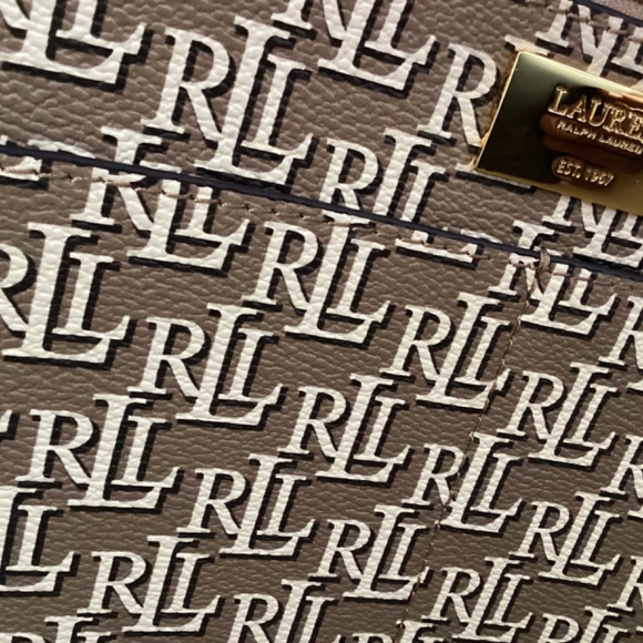 Ralph Lauren canvas, leather, extra large tote - Picture 5 of 7